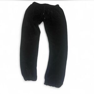 Women’s Black “pretty little thing”Velour Sweat Pants. Size 4